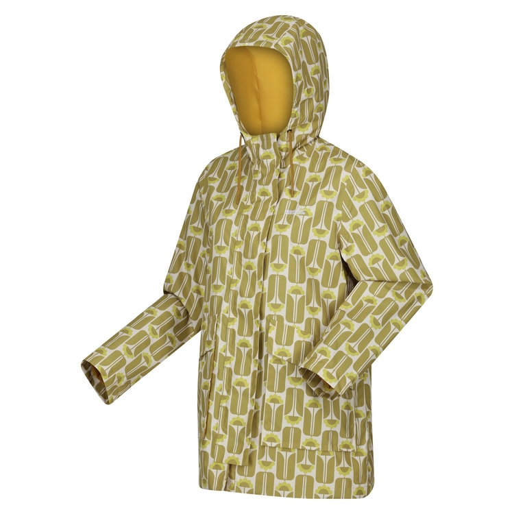 Orla Kiely Swing II wasserdichte Jacke Gelb Regatta DE