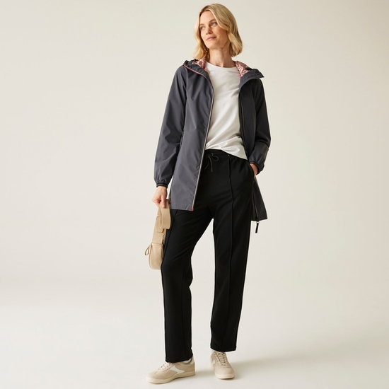 Manteau De Pluie Mi-long Regatta Femme, Capuche, Ivoire, Taille 14, Très Bon état