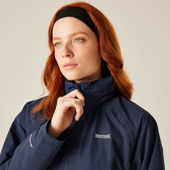 Kurtka damska przeciwdeszczowa Daysha II Niebieski
