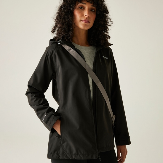 Veste imperméable Daysha II pour femme Noir