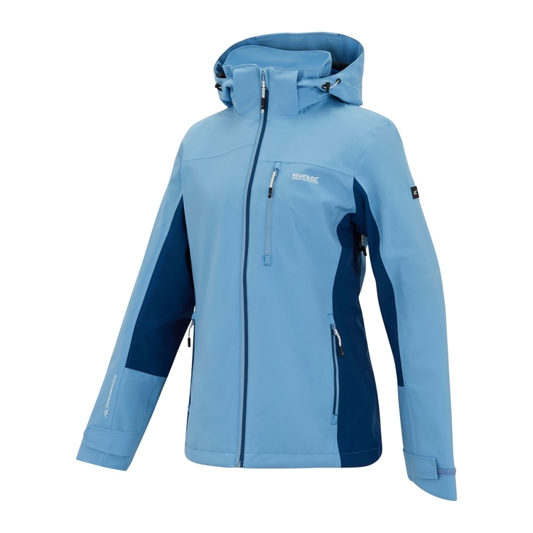 Women's Bosfield Waterproof Shell Jacket - Washed Denim Aviator