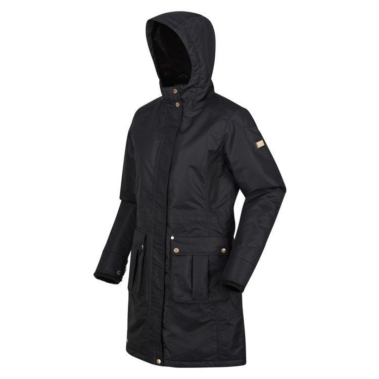 Women's Roanstar III Waterproof Insulated Parka Jacket - Black | Regatta UK