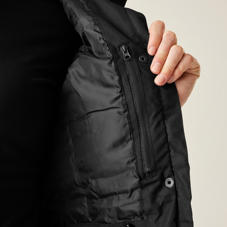 Women s Lumexia III Waterproof Insulated Parka Jacket Black Regatta UK