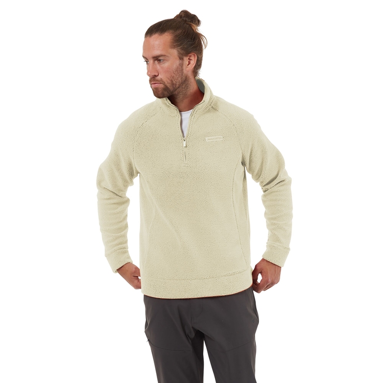 Men s Cason Half Zip Ecru Craghoppers ROW