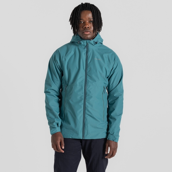 Men's Sebastian Waterproof Jacket - Washed Teal | Craghoppers UK