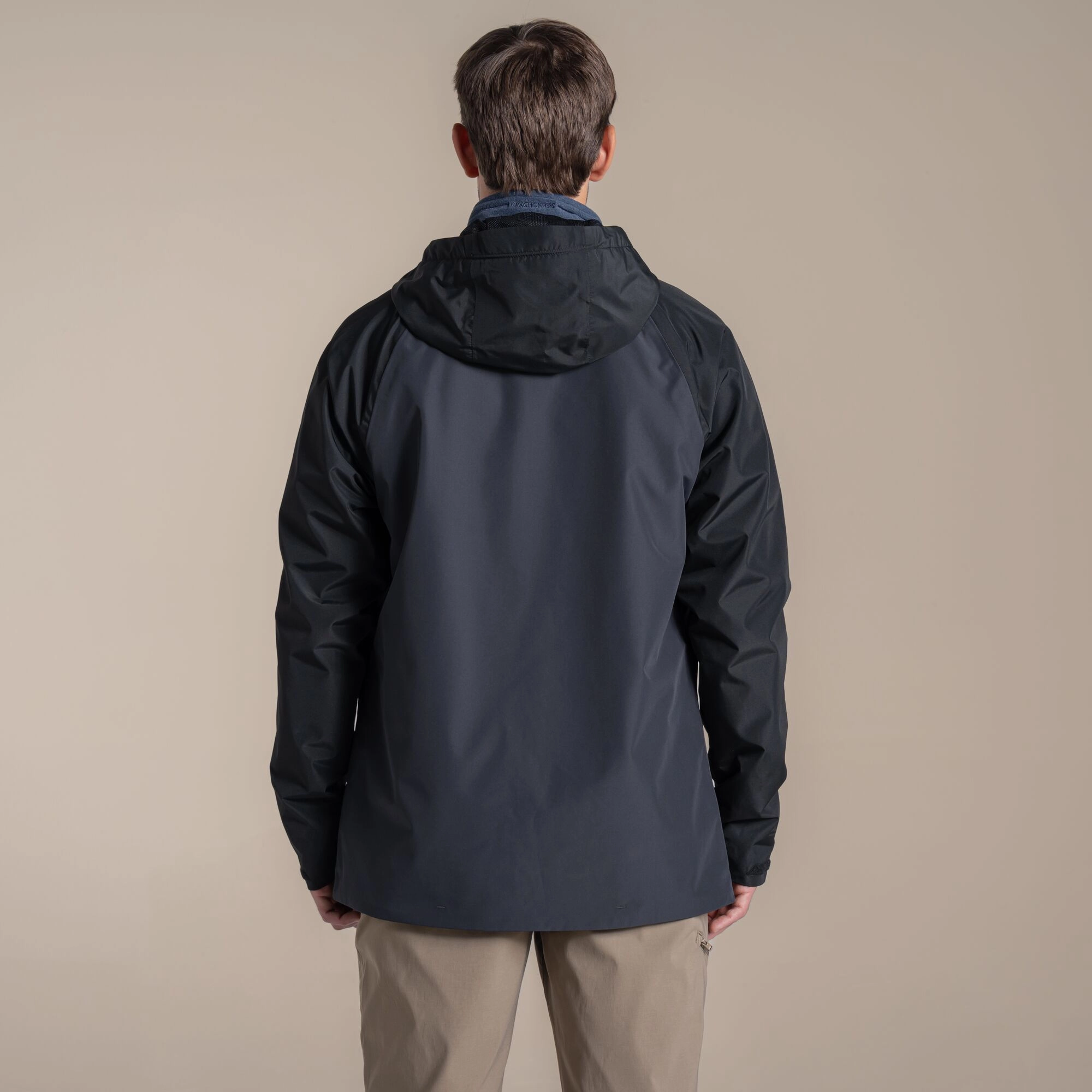 craghoppers Men's Osuna Waterproof Jacket | Black / Dark Iron