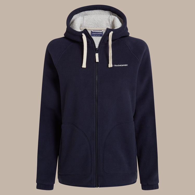 Women's Mari Full Zip Hooded Fleece - Blue Navy