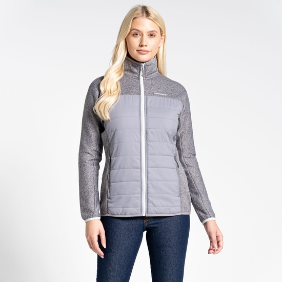 Women's Regina Hybrid Jacket - Quartz Grey | Craghoppers UK