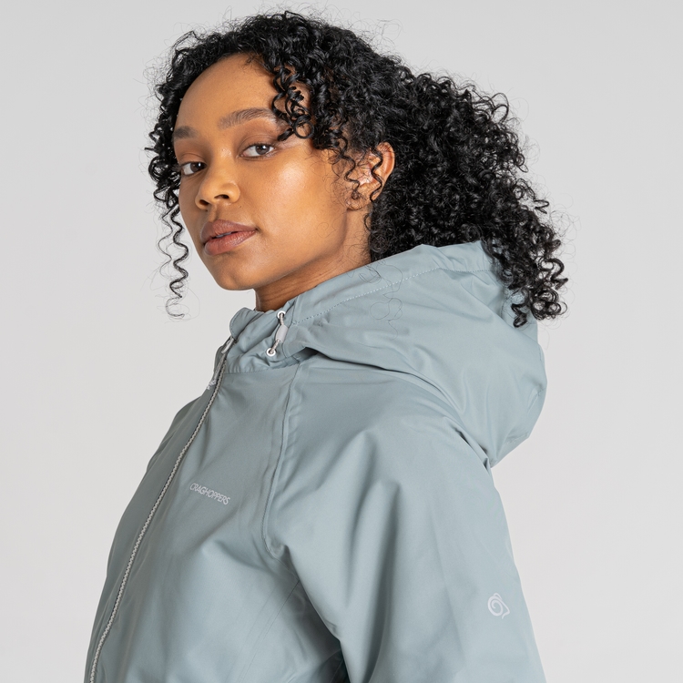 Craghoppers Womens/Ladies Saltaire Waterproof Jacket (10 US) (Stormy  Sea/Lunar Gray) : : Clothing, Shoes & Accessories
