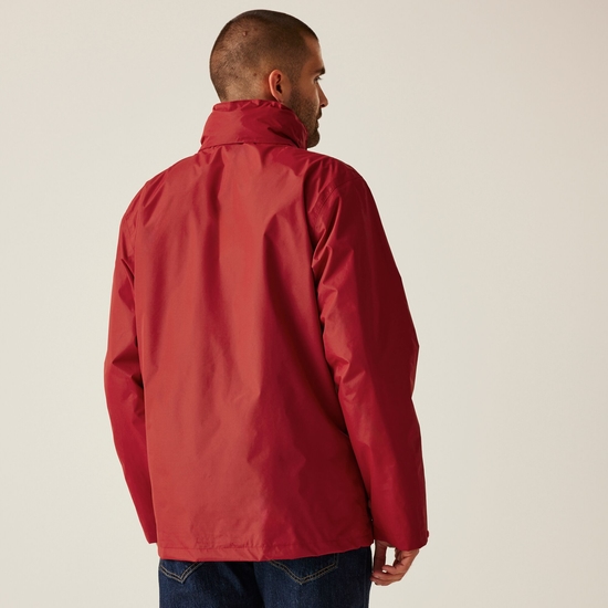 Men's Classic Waterproof 3 in 1 Jacket Classic Red Black