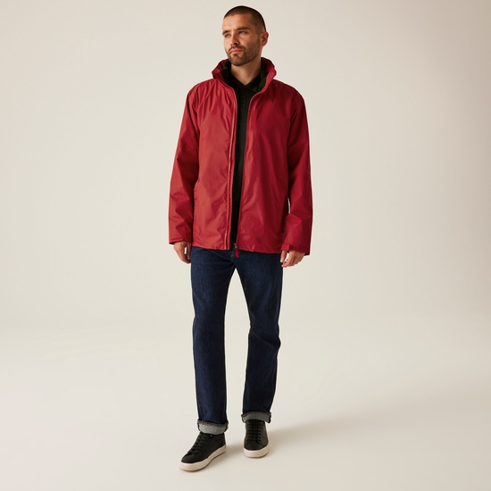 Men's Classic Waterproof 3 in 1 Jacket Classic Red Black