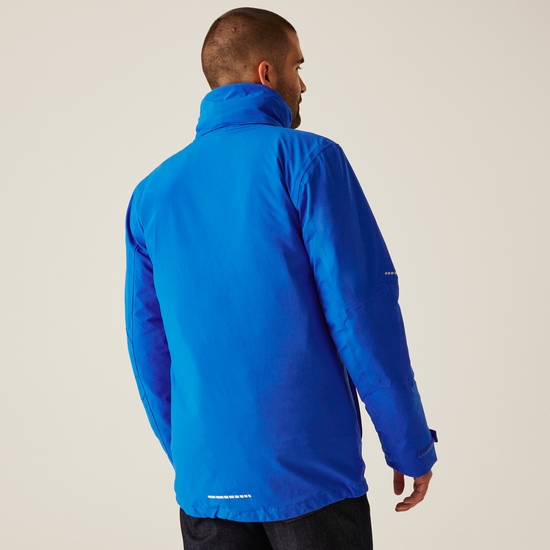 Men's X-Pro Evader III 3 in 1 Waterproof Insulated Jacket Oxford Blue Black