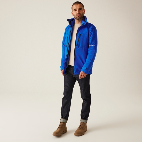 Men's X-Pro Evader III 3 in 1 Waterproof Insulated Jacket Oxford Blue Black