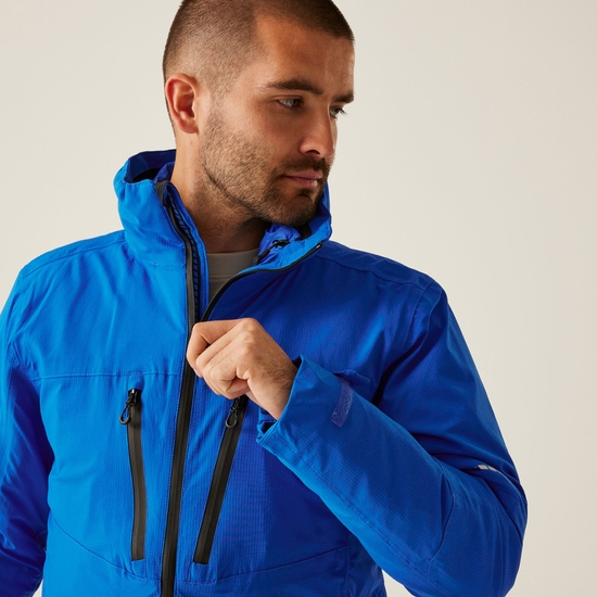 Men's X-Pro Evader III 3 in 1 Waterproof Insulated Jacket Oxford Blue Black