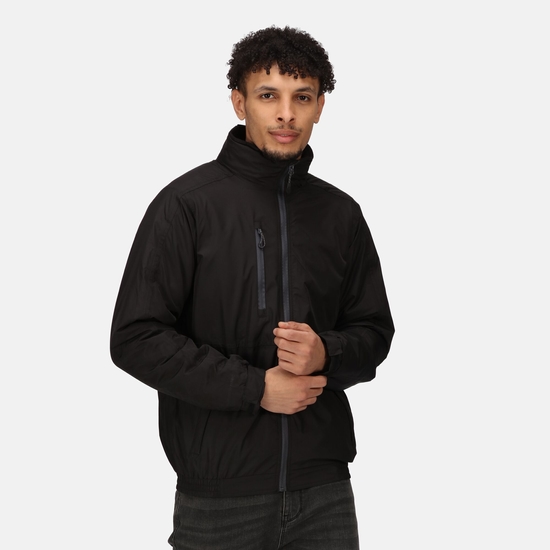 Men's Honestly Made Recycled Waterproof Insulated Bomber Jacket - Black ...