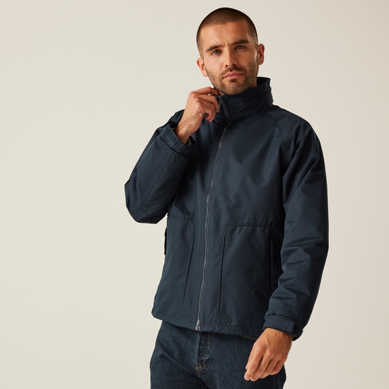Men's Hudson Fleece Lined Waterproof Insulated Jacket Navy