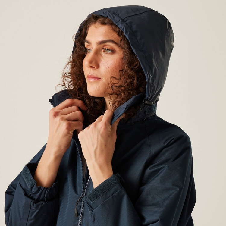 Women s Hudson Fleece Lined Jacket Navy Regatta UK