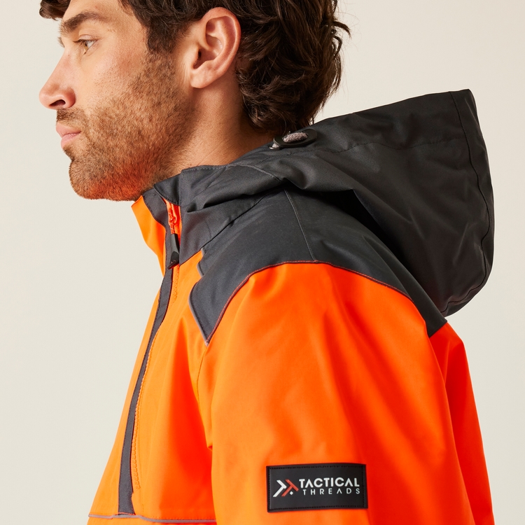 Men's Hi-Vis Waterproof Insulated Reflective Overhead Bomber