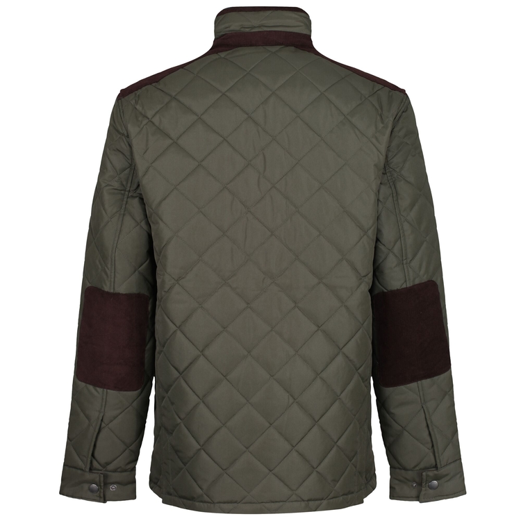 Mens quilted jacket with elbow patches discount