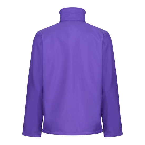 Men's Ablaze Printable Softshell Jacket Vibrant Purple Black