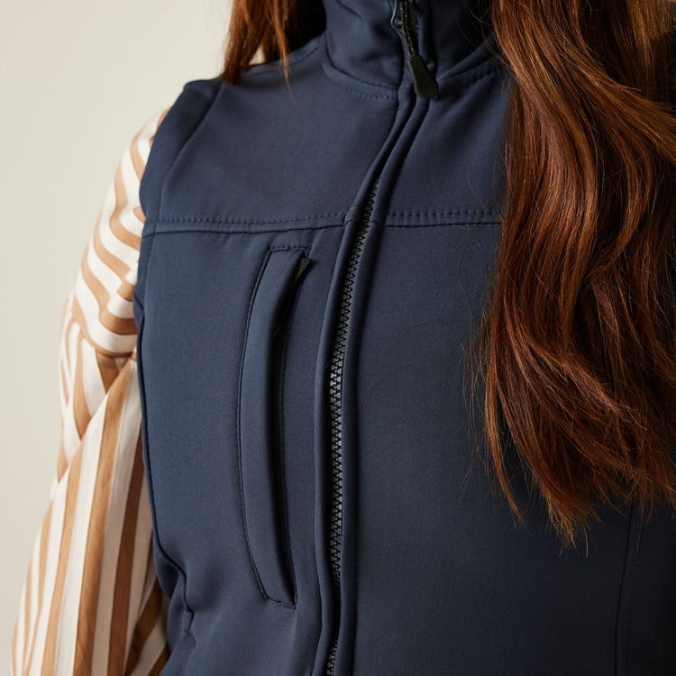 Women's Flux Softshell Gilet Navy