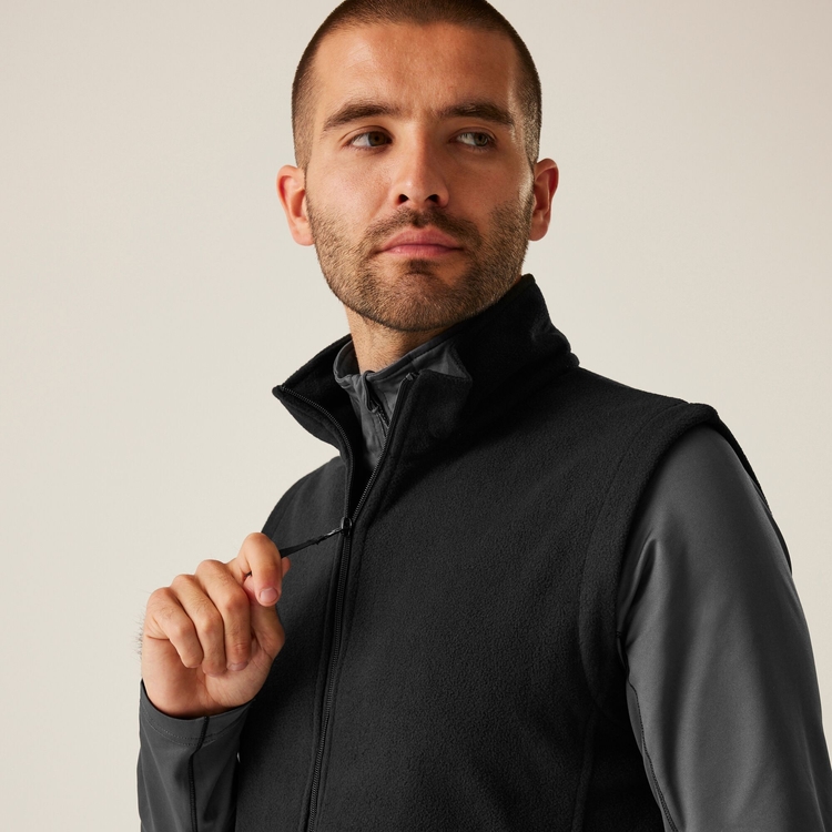Gilet polaire sans manches Homme Micro Noir Regatta FR - Main Image