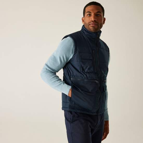 Gilet sans manches isolant avec multiples poches Homme Stellar