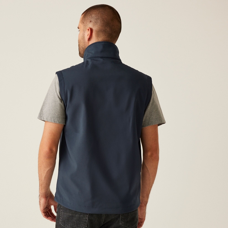 Men's Octagon II Layer Softshell Gilet Navy Seal Grey