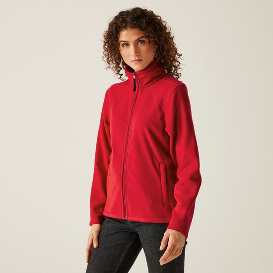 Women s Micro Lightweight Full Zip Fleece Classic Red Regatta IE