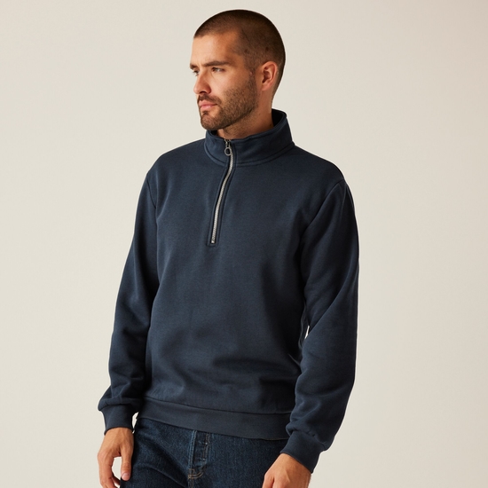 Men's Pro Quarter Zip Sweatshirt Navy