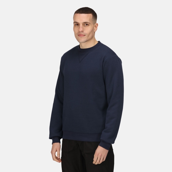 Men s Pro Crewneck Sweatshirt Navy Regatta UK