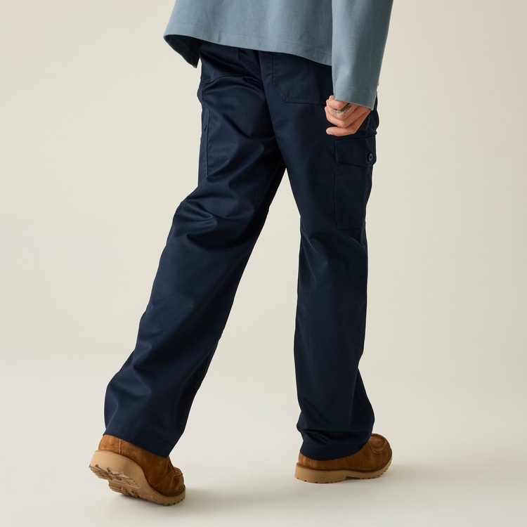 Men's Cargo Work Trousers Navy Regatta UK