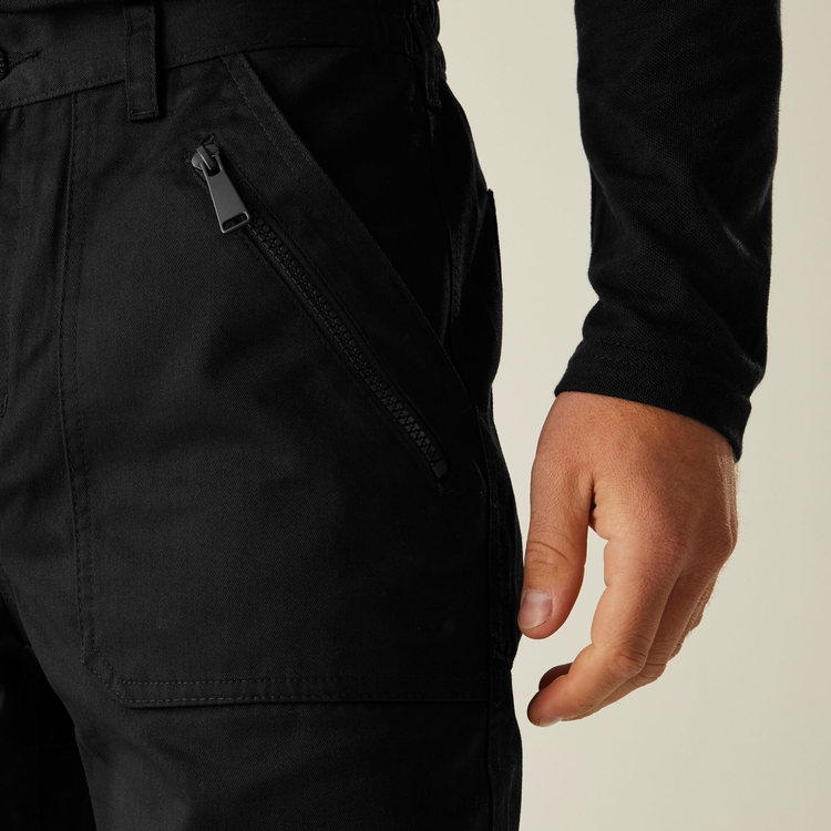 Pantalon Résistant Pantalon Travail Regatta Pro Action - Homme Imperméable Multi-poches Vêtement Travail Multi-poches