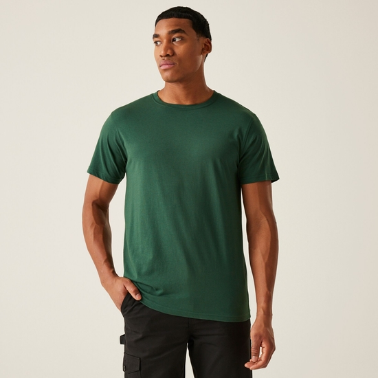 Men s Soft Touch Cotton T Shirt Dark Green