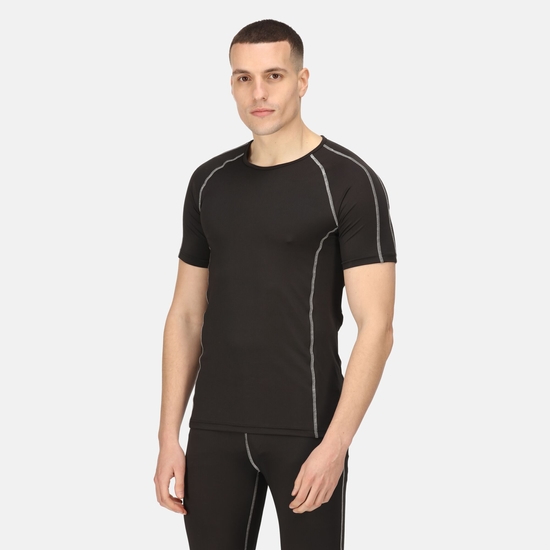 Men's SS Base Layer Top Black