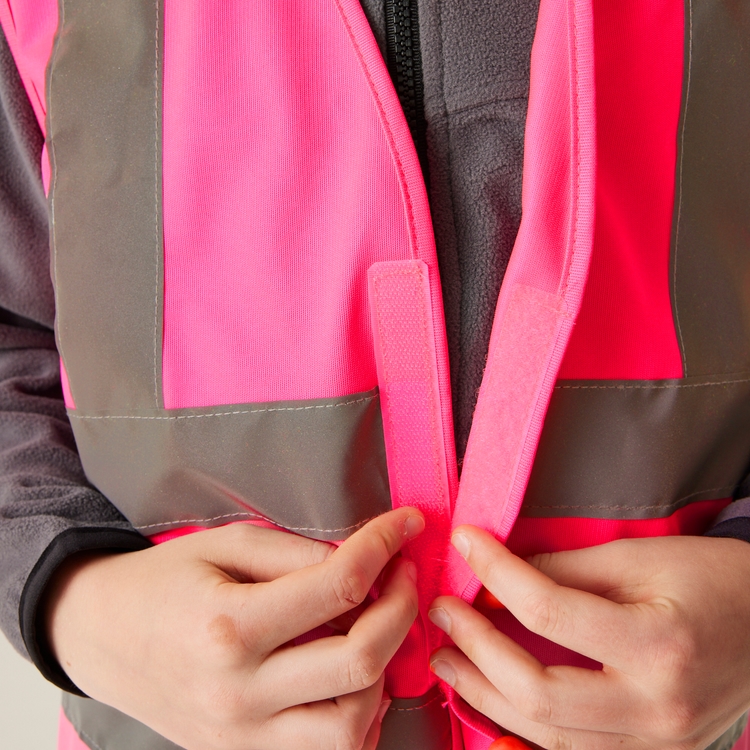 Kids Hi Vis Vest Fluro Pink