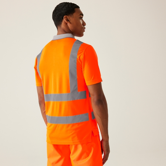 Men's Hi-Vis Pro Contract Polo Orange