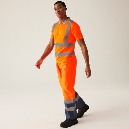 Men's Hi-Vis Pro Contract Polo Orange