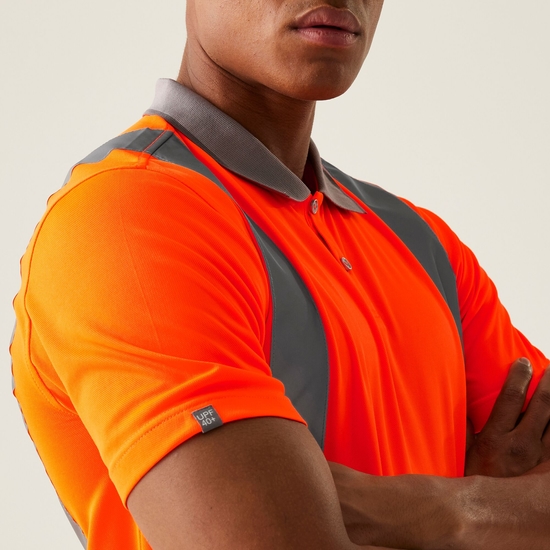 Men's Hi-Vis Pro Contract Polo Orange