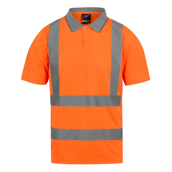 Men's Hi-Vis Pro Contract Polo Orange