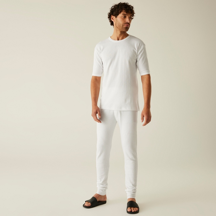 Men's Short Sleeve Thermal Vest White Regatta UK