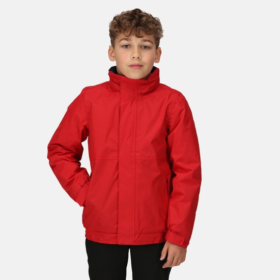 Kids' Dover Waterproof Insulated Jacket - Classic Red Navy | Regatta UK