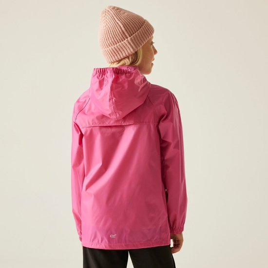 Kurtka dziecięca przeciwdeszczowa Stormbreak Różowy