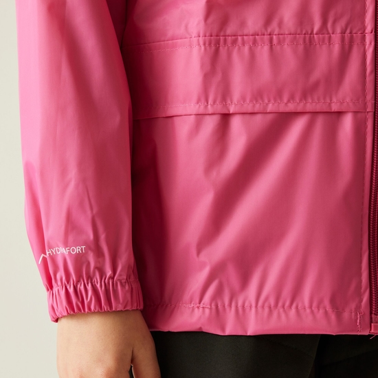 Kurtka dziecięca przeciwdeszczowa Stormbreak Różowy