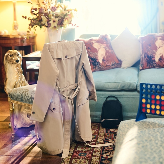 Women's Madalyn Waterproof Trench Coat Moccasin Regatta IE